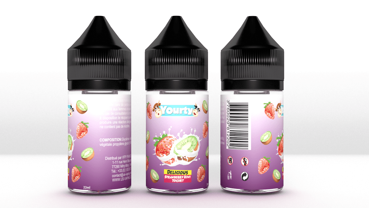 YOURTY – STRAWBERRY KIWI YOGURT – 22ML