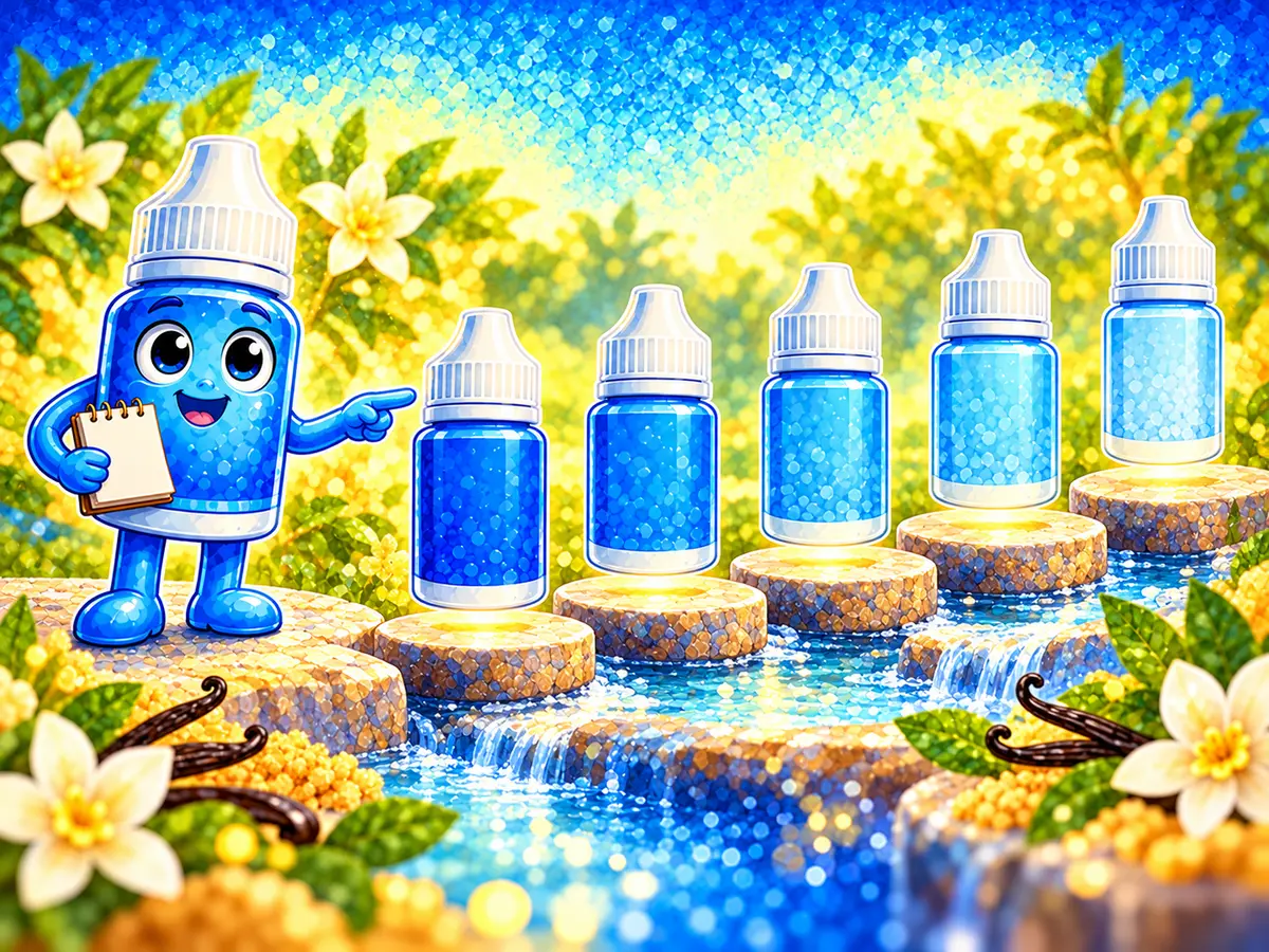 Liquid Buddy suit plusieurs petits paliers pour réduire progressivement la nicotine de son e-liquide