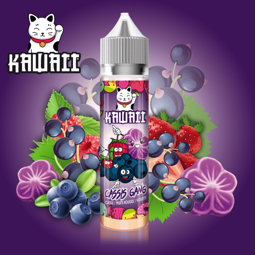 Cassis gang Kawaii 50ml (Abonnement mensuel -3%)