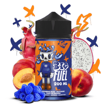 Framboise bleue nectarine fruit du dragon big fuel 200ml