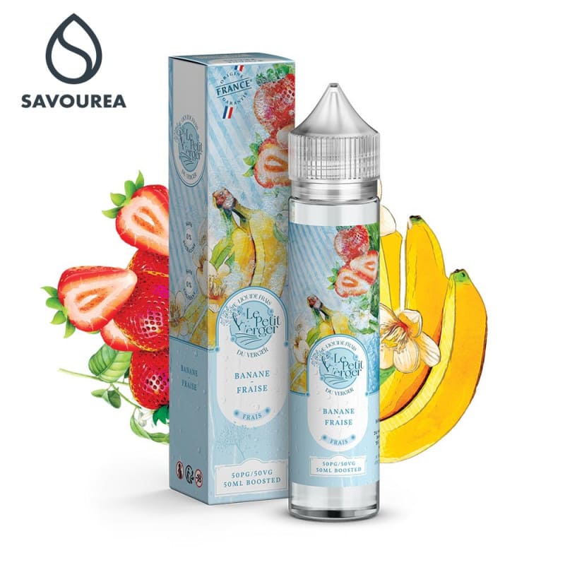 Banane fraise Le petit verger frais 50ml