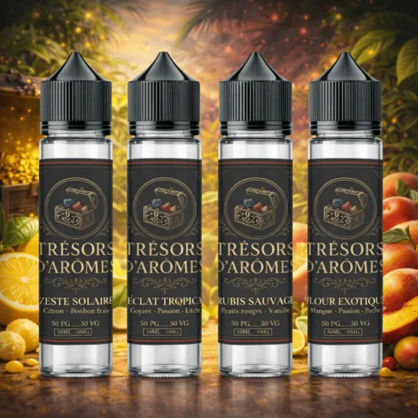 Box découverte Trésors d’arômes 50ml x4