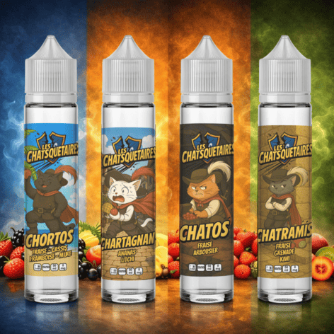 Box découverte Les chatsquetaires 50ml x4