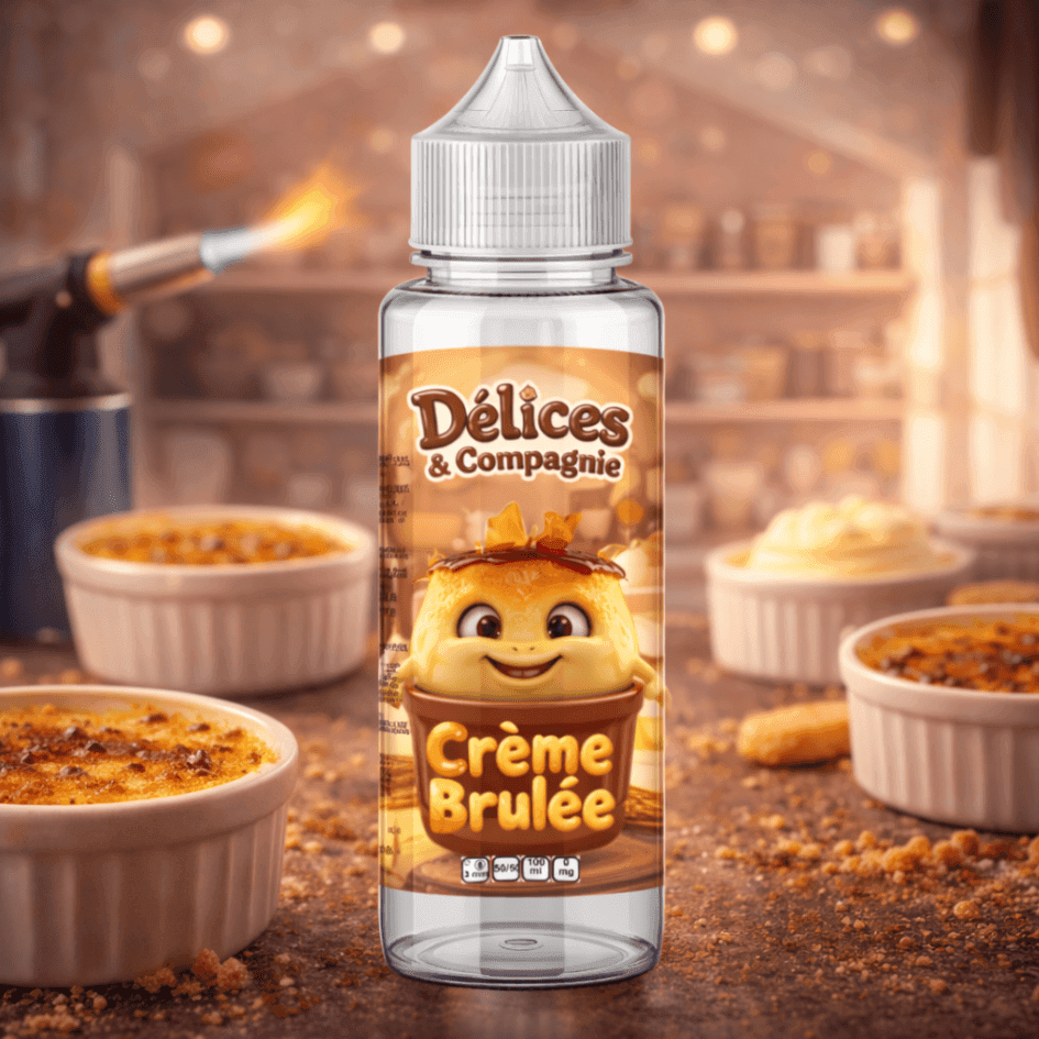 DELICES & COMPAGNIE - CREME BRULEE - 100ML