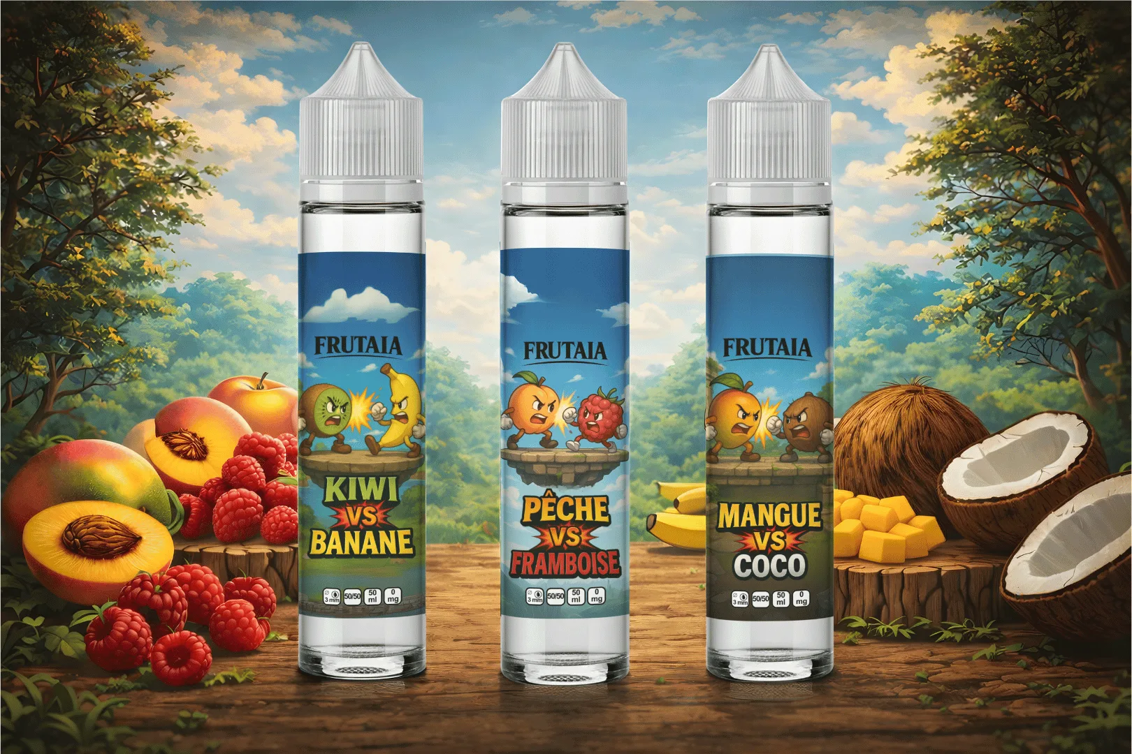 Box découverte Frutaia 50ml x3