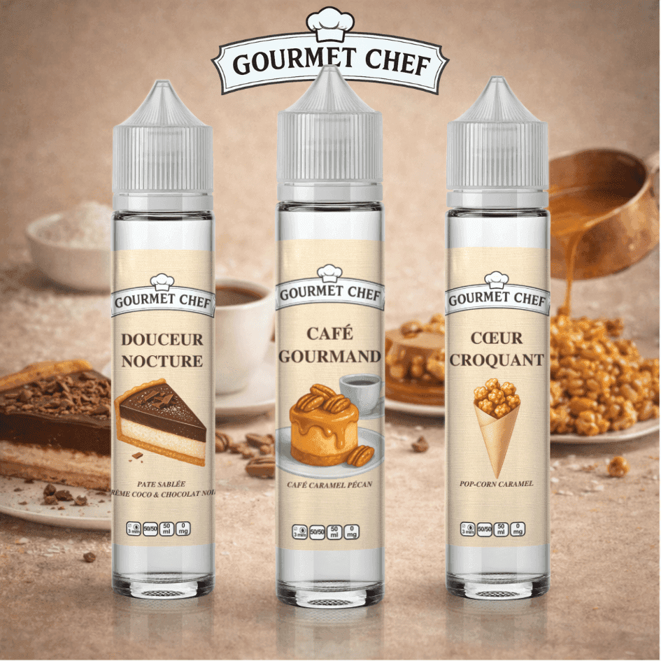 Pack découverte Gourmet chef 50ml x3
