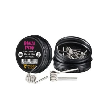10x Coils NI80 4-CORE Fused clapton Bonza pro Thunder cloud