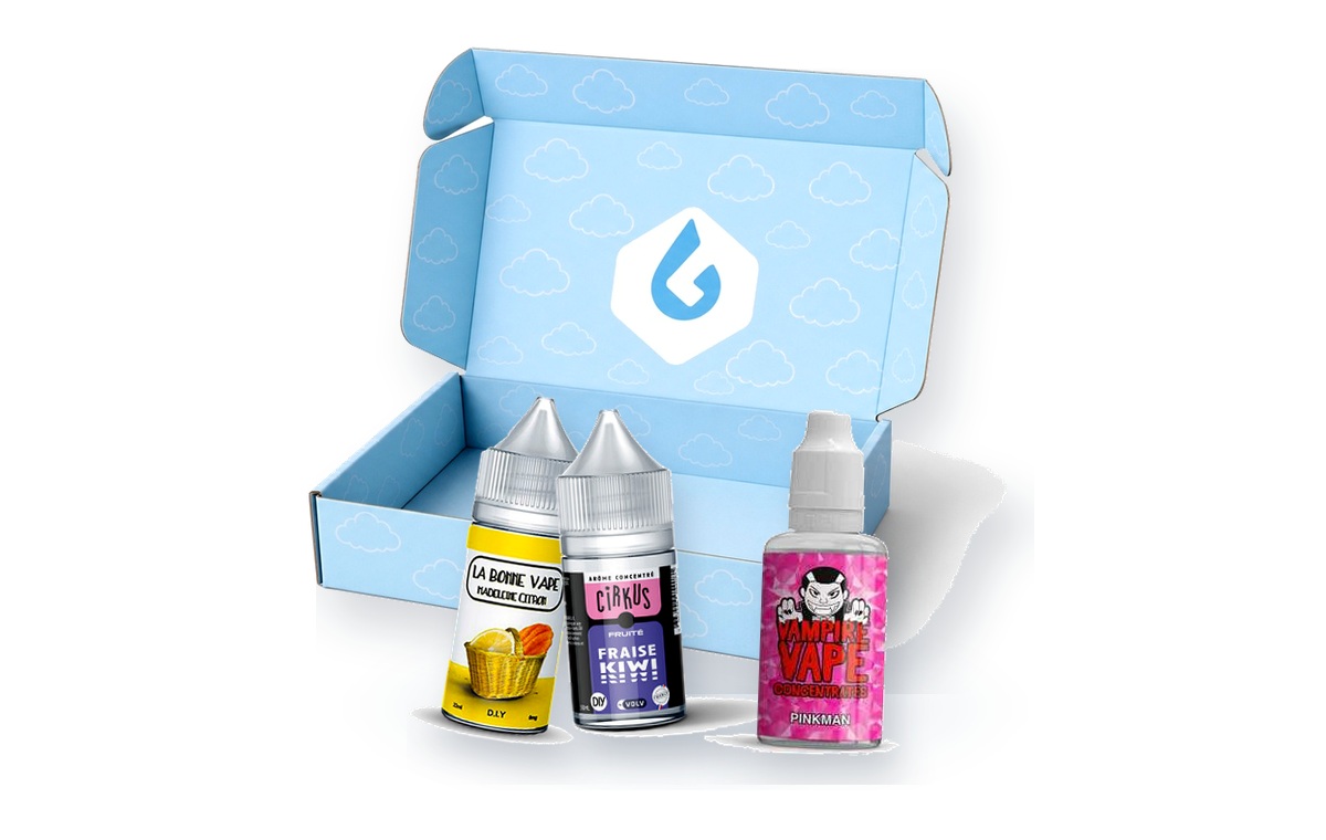 LiquidBox DIY taille M avec 3 concentrés 30ml