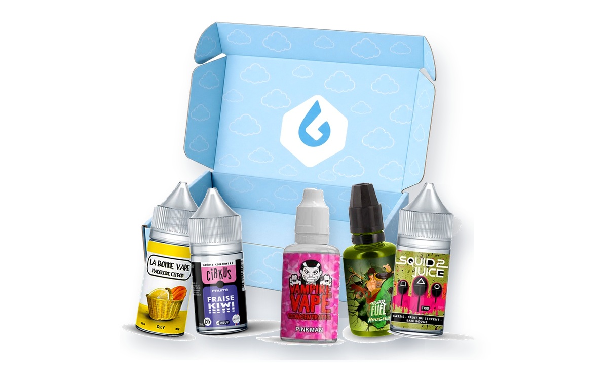 LiquidBox DIY taille XL avec 5 concentrés 30ml